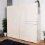 230 cm breiter Kleiderschrank mit 2 Türen | Farbe: Beige Abbildung