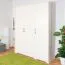 191 cm breiter Kleiderschrank mit 3 Türen | Farbe: Elfenbein Abbildung