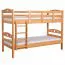 Etagenbett für Jugendliche 90 x 190 cm | Massivholz: Buche | Natur Lackiert | umbaubar in 2 Einzelbetten | inkl. Rollroste Abbildung