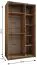 Kleiderschrank / Schiebetürenschrank | ABS-Kantenschutz | 6 Fächer | | 2 Kleiderstangen | Schiebetüren | 245,5 x 140 x 64 cm | Farbe: Kaschmir | Soft-Close
