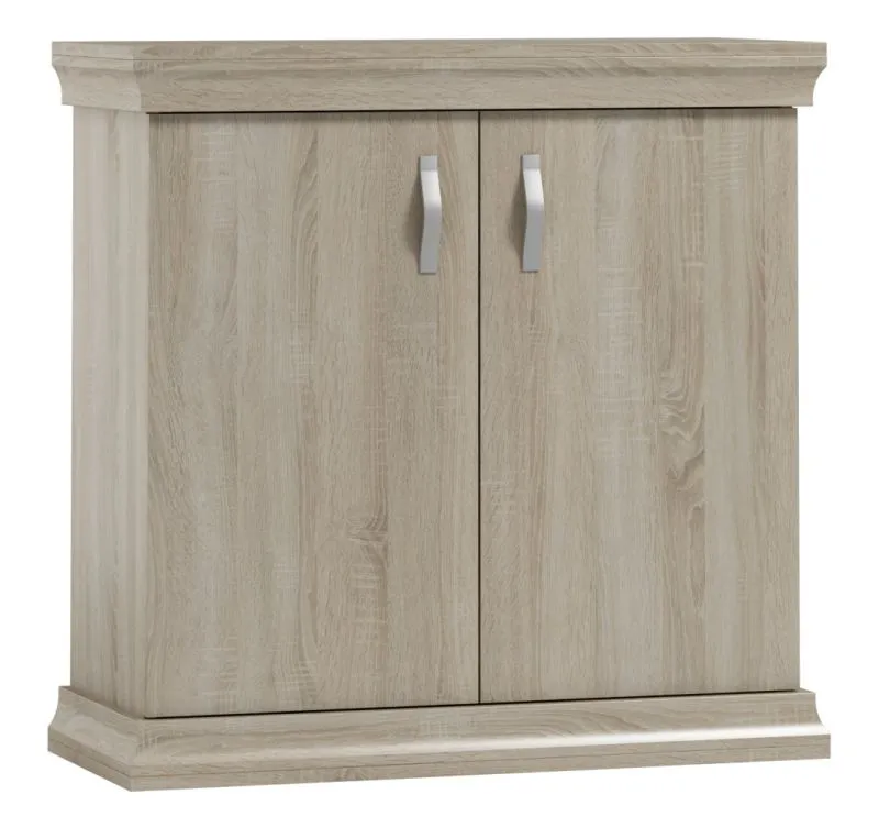 Kommode Wewak 02, Farbe: Sonoma Eiche - Abmessungen: 98 x 100 x 42 cm (H x B x T)