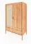 Schrank Wellsford 43 Wildeiche massiv geölt - Abmessungen: 175 x 108 x 60 cm (H x B x T)