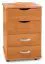 Rollcontainer Banjaran 36, Farbe: Erle - Abmessungen: 66 x 45 x 40 cm (H x B x T)