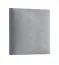 Polsterpaneele, 10er Set, Farbe: Grau, Bezug: Velour, Maße: 30 x 30 cm