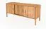 Kommode Wellsford 20 Wildeiche massiv geölt - Abmessungen: 64 x 142 x 46 cm (H x B x T)