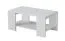 Neutraler Couchtisch Lazarevac 02, eine Ablagefläche, Farbe: Weiß, für Wohnzimmer, ABS, Maße: 41,5 x 90,5 x 50,5 cm, modernes und einfaches Design