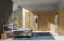 Kleiderschrank mit Spiegel Hannut 21, Farbe: Eiche Artisan - Abmessungen: 190 x 150 x 56 cm (H x B x T)