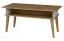 Couchtisch Bambey 17, Farbe: Eiche / Weiß - 115 x 65 x 56 cm (B x T x H)