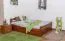 Bettgestell Buche 140 x 200 cm Kirsche