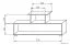 TV-Unterschrank Kundiawa 19, Farbe: Sonoma Eiche hell - Abmessungen: 55 x 125 x 60 cm (H x B x T)