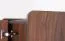 Schrank Mairenke 01, Farbe: Walnuss / Schwarz matt - Abmessungen: 191 x 88 x 55 cm (H x B x T)