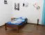 Kinderbett / Jugendbett "Easy Premium Line" K1/1n, Buche Vollholz massiv Kirschfarben - Maße: 90 x 200 cm