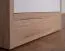 Kinderzimmer - Kommode Fabian 09, Farbe: Eiche Hellbraun / Weiß / Rosa - 110 x 80 x 40 cm (H x B x T)