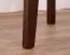 Esszimmerstuhl Twer in klassischer Optik, gepolsterte Sitzfläche, Stofffarbe Beige/Rötlich, Buchenholz lackiert in Nuss, hochwertige Materialien