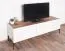 TV-Unterschrank Asau 04, Farbe: Kaschmir / Eiche dunkel - Abmessungen: 56 x 148 x 47 cm (H x B x T)