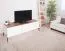 TV-Unterschrank Asau 04, Farbe: Kaschmir / Eiche dunkel - Abmessungen: 56 x 148 x 47 cm (H x B x T)