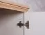 Schrank Cuenca 07, Farbe: Eiche / Weiß - Abmessungen: 209 x 60 x 39 cm (H x B x T)