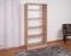Bücherregal Cuarto 07, Farbe: Eiche Sonoma - 173 x 80 x 34 cm (H x B x T)