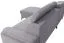 Schlichtes Ecksofa Kinrooi 01, Farbe: Grau - Abmessungen: 99 x 259 x 166 cm (H x B x T) - Ottomane: Links
