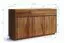 Kommode | Massivholz | Eichenholz geölt | 3 Türen | 2 Schubladen | Soft-Close Funktion | 157 x 40 x 85 cm | 4 Fächer | Push-to-open Funktion