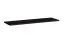 Wohnwand im schlichten Design Balestrand 306, Farbe: Schwarz - Abmessungen: 150 x 330 x 40 cm (H x B x T), mit Push-to-open Funktion