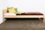 Kinderbett / Jugendbett Buche massiv Vollholz natur 117, inkl. Lattenrost - 90 x 200 cm (B x L) 