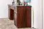 Schreibtisch Kiefer massiv Vollholz Walnussfarben Pipilo 19 - Abmessungen: 78 x 182 x 54 cm (H x B x T)