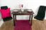 Tisch Kiefer massiv Vollholz Walnussfarben Junco 227B (eckig) - 60 x 100 cm (B x T)
