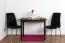 Tisch Kiefer massiv Vollholz Walnussfarben Junco 227B (eckig) - 60 x 100 cm (B x T)