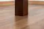 Tisch Kiefer massiv Vollholz Walnussfarben Junco 227B (eckig) - 60 x 100 cm (B x T)