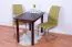 Tisch Kiefer massiv Vollholz Walnussfarben Junco 227B (eckig) - 60 x 100 cm (B x T)