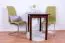 Tisch Kiefer massiv Vollholz Walnussfarben Junco 227B (eckig) - 60 x 100 cm (B x T)
