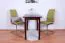 Tisch Kiefer massiv Vollholz Walnussfarben Junco 227B (eckig) - 60 x 100 cm (B x T)