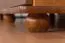 Kleiderschrank Kiefer Vollholz massiv Eichefarben Rustikal Junco 02 - Abmessung: 195 x 162 x 60 cm (H x B x T)