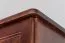 Kleiderschrank Kiefer Vollholz massiv Walnussfarben Junco 02 - Abmessung: 195 x 162 x 60 cm (H x B x T)