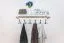 Garderobe Kiefer massiv Vollholz weiß Junco 355 – Abmessungen: 60 x 70 x 3,5 (H x B x T)
