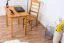 Tisch Kiefer massiv Vollholz Erlefarben Junco 227A (eckig) - 90 x 60 cm (B x T)