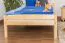 Kinderbett / Jugendbett Kiefer massiv Vollholz natur 99, inkl. Lattenrost - Abmessung 90 x 200 cm