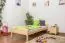 Kinderbett / Jugendbett Kiefer massiv Vollholz natur 99, inkl. Lattenrost - Abmessung 90 x 200 cm
