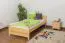 Kinderbett / Jugendbett Kiefer massiv Vollholz natur 78, inkl. Lattenrost - Abmessung 90 x 200 cm