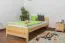Kinderbett / Jugendbett Kiefer massiv Vollholz natur 78, inkl. Lattenrost - Abmessung 90 x 200 cm