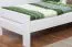 Kinderbett / Jugendbett "Easy Premium Line" K2, Buche Vollholz massiv weiß lackiert - Maße: 90 x 190 cm