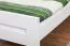 Kinderbett / Jugendbett "Easy Premium Line" K2, Buche Vollholz massiv weiß lackiert - Maße: 90 x 190 cm