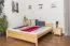 Jugendbett Kiefer massiv Vollholz natur 77C, inkl. Lattenrost - 180 x 200 cm (B x L)