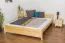 Jugendbett Kiefer massiv Vollholz natur 77C, inkl. Lattenrost - 180 x 200 cm (B x L)