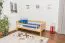 Kinderbett / Juniorbett Kiefer massiv Vollholz natur 95, inkl. Lattenrost - 90 x 200 cm (B x L)