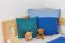 Kinderbett / Juniorbett Kiefer massiv Vollholz natur 95, inkl. Lattenrost - 90 x 200 cm (B x L)
