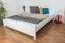 Jugendbett Kiefer massiv Vollholz weiß lackiert 79, inkl. Lattenrost - Abmessung 180 x 200 cm