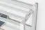 Schuhregal Buche Vollholz massiv weiß lackiert Junco 224 - 70 x 58 x 26 cm (H x B x T)