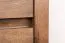 Drehtürenschrank / Kleiderschrank Selun 06, Farbe: Eiche Dunkelbraun - Abmessungen: 196 x 50 x 43 cm (H x B x T)